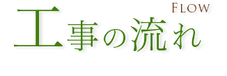 工事の流れ